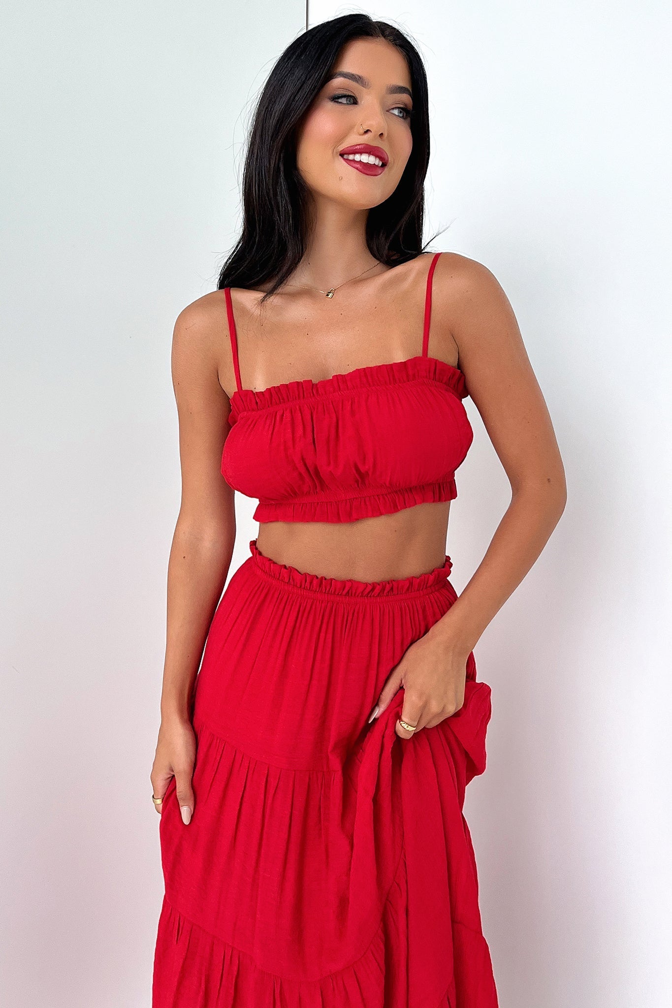 Selina Crop - Baby Pink