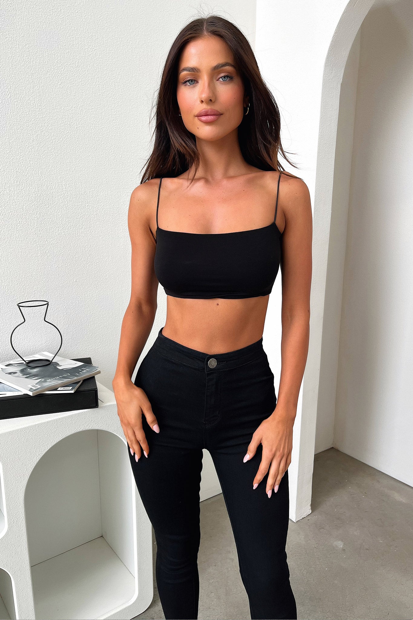 Arrah Skinny Leg Jeans - Black