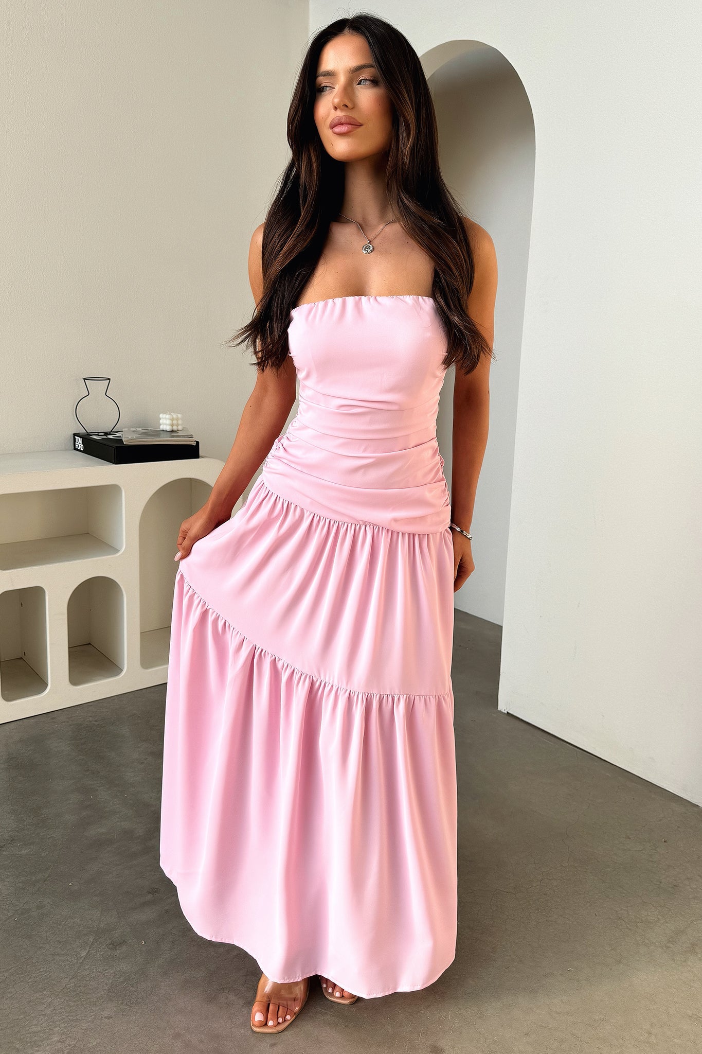 Charlotte Maxi Dress - Pink