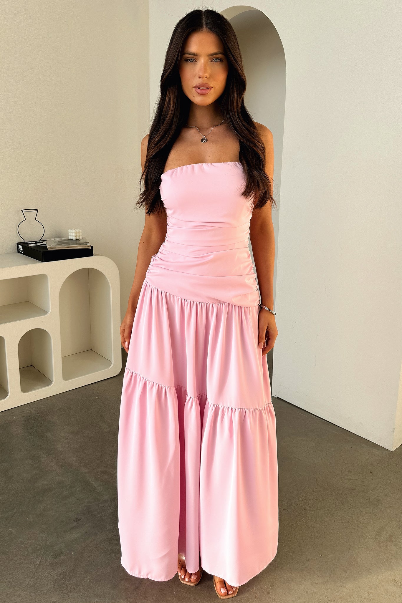 Charlotte Maxi Dress - Pink