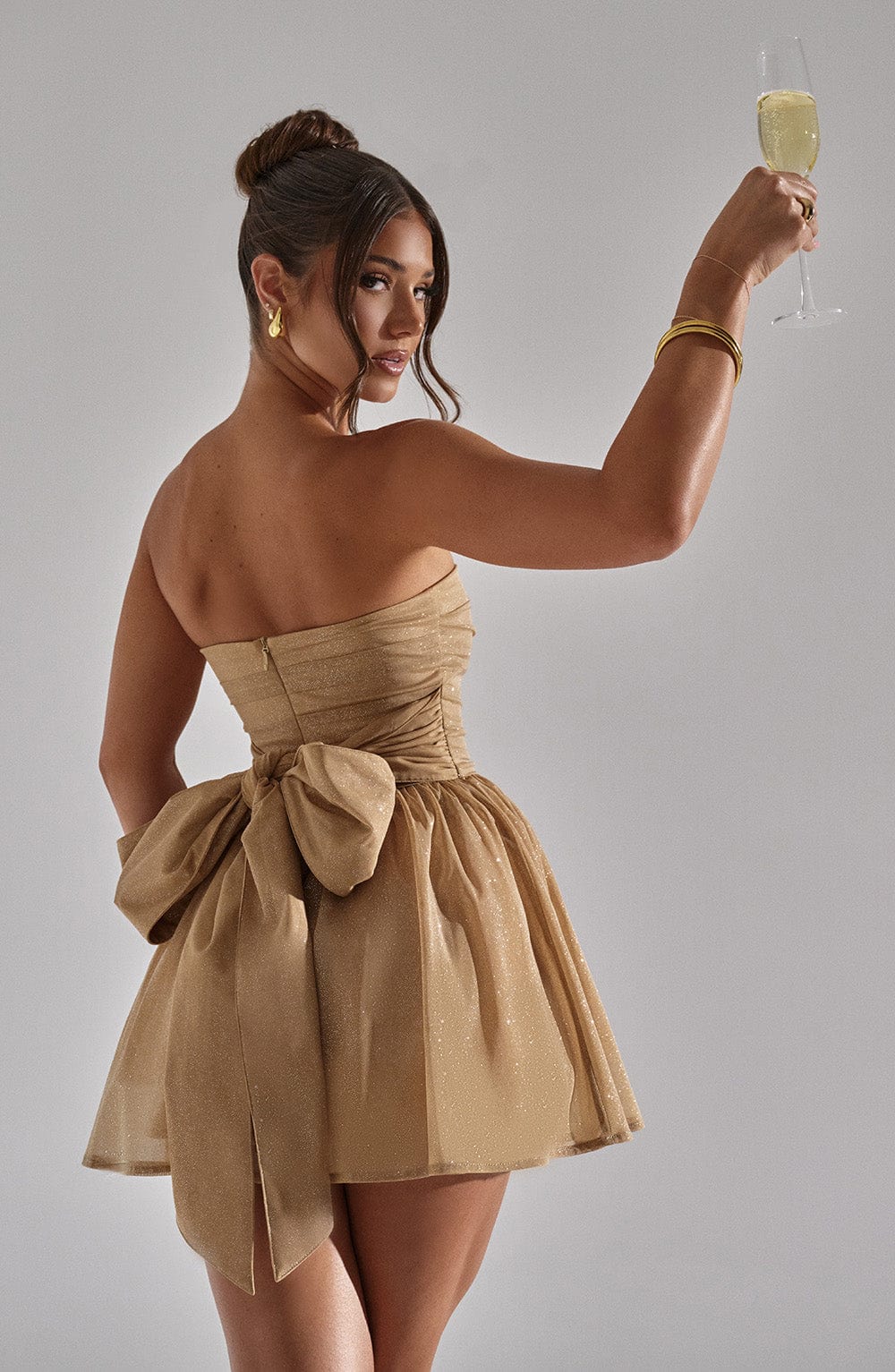 katrina mini dress gold sparkle Sparkling Mini Dresses for Every Occasion