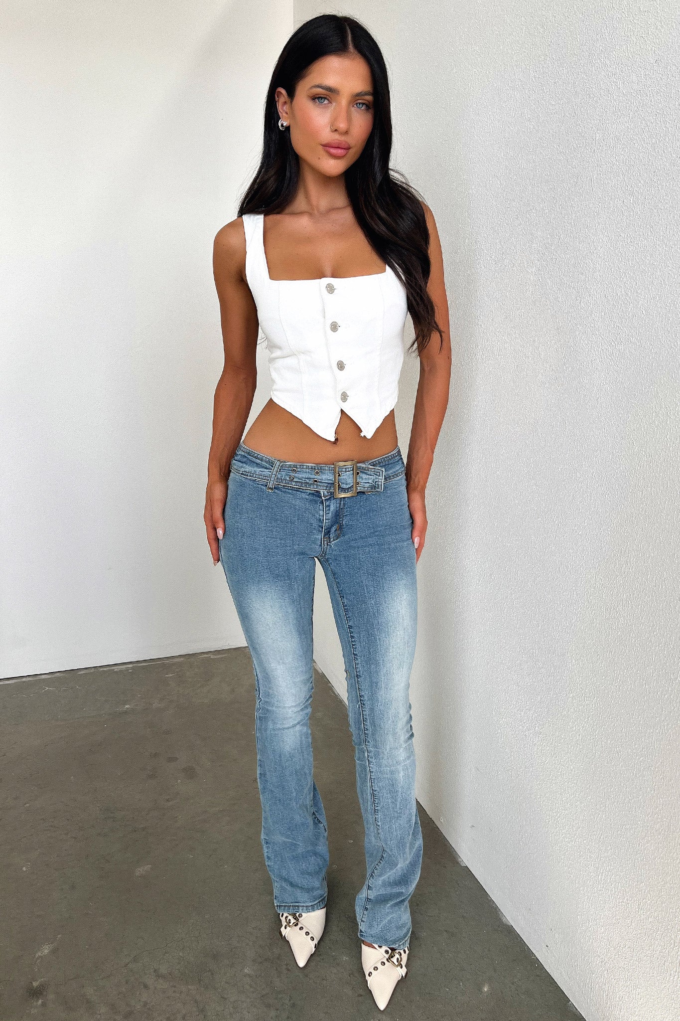 Kayson Low Rise Jeans - Blue