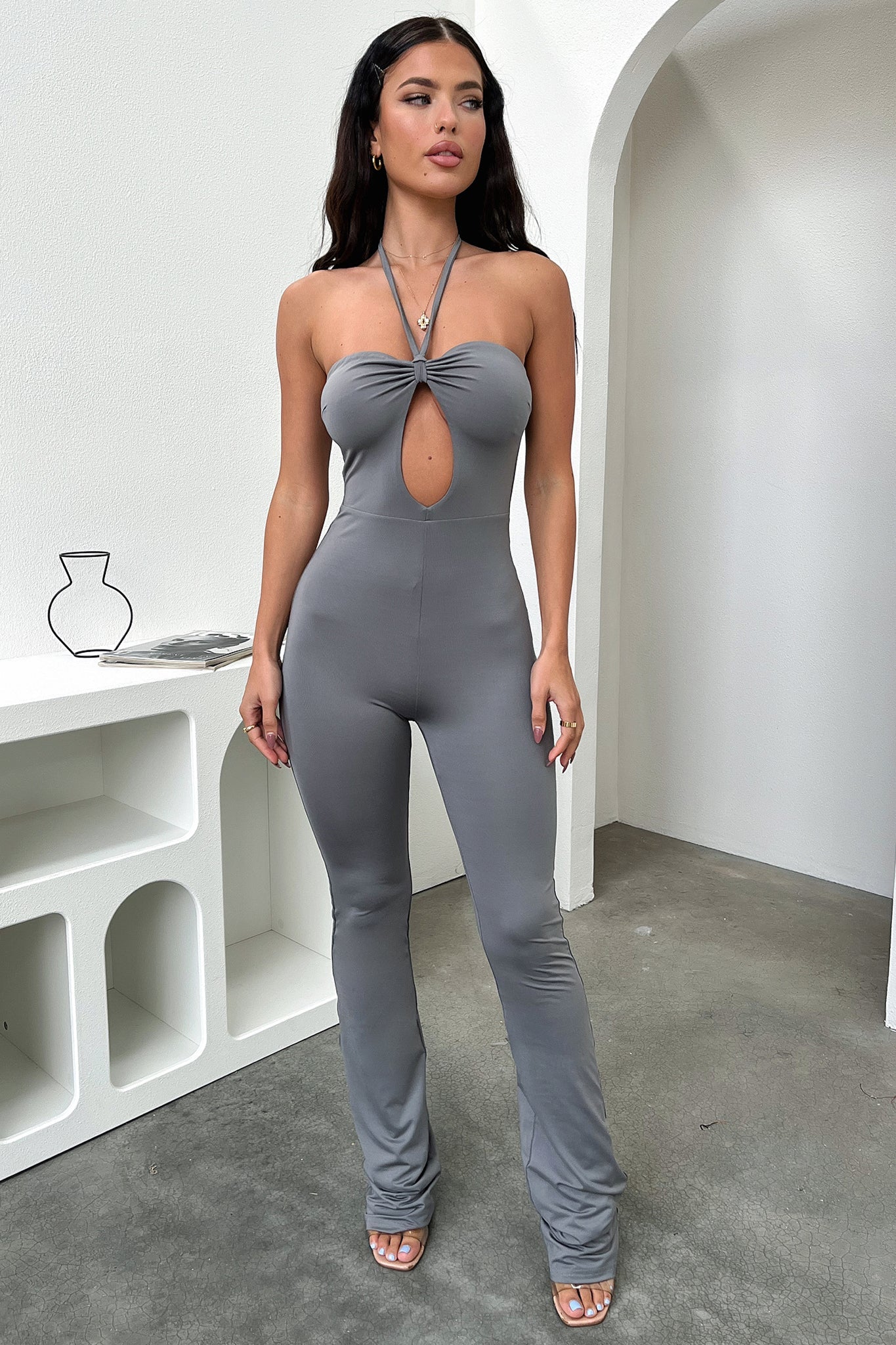 Mischa Jumpsuit -  Grey