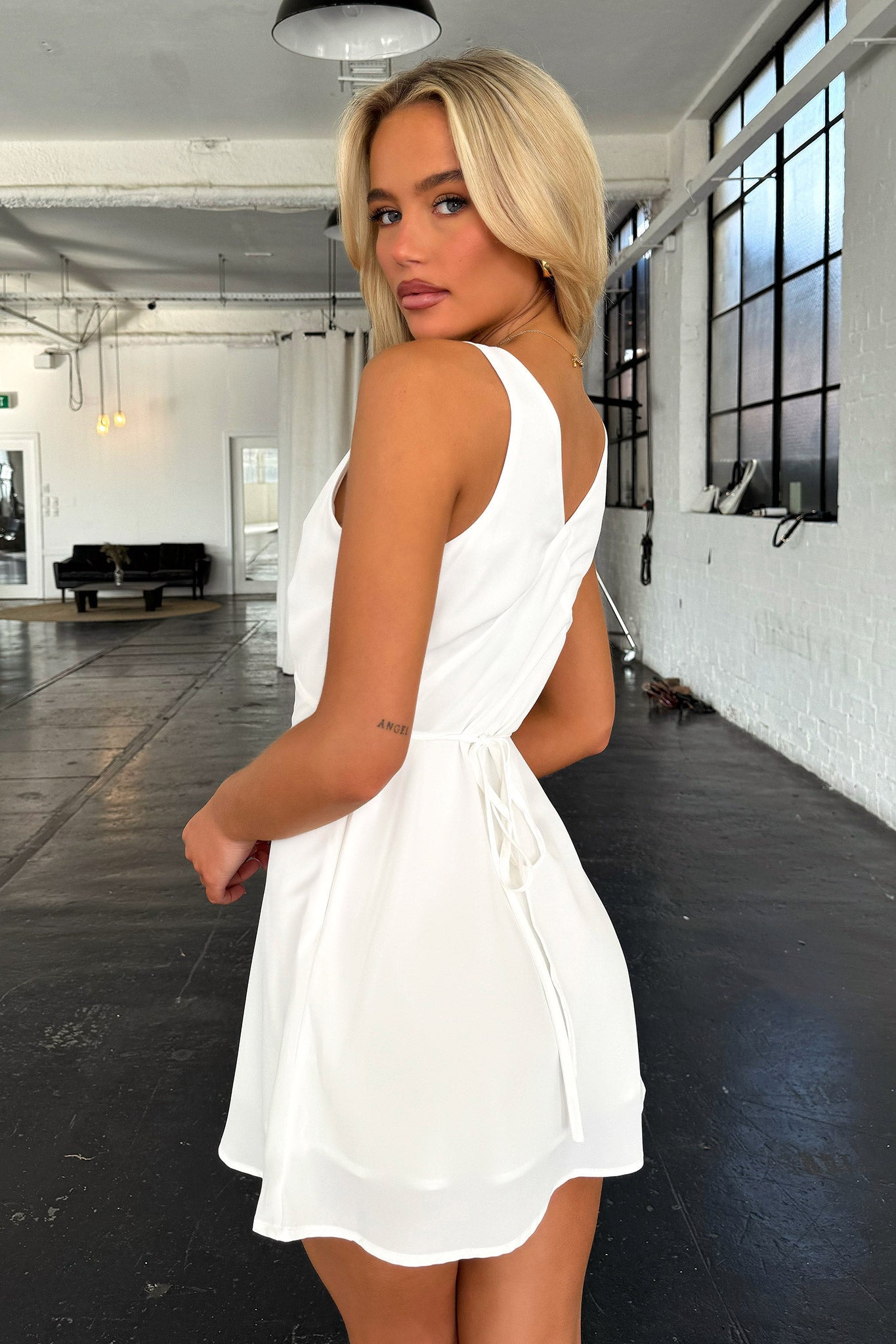 Naf Dress - White