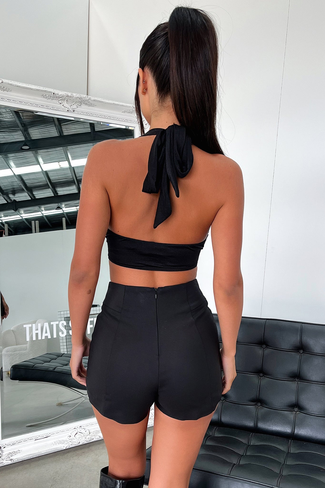 Nixon Crop - Black