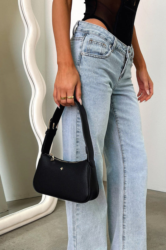 Peta + Jain Gabi Small Shoulder Bag - Black/Gold