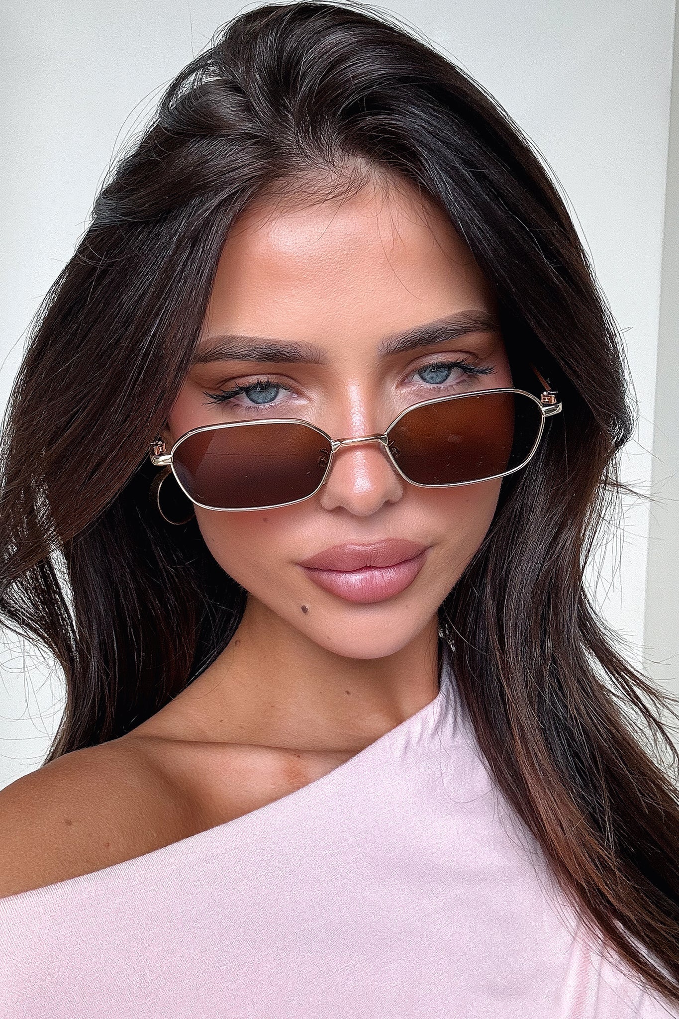 Rhys Sunglasses - Gold/Brown