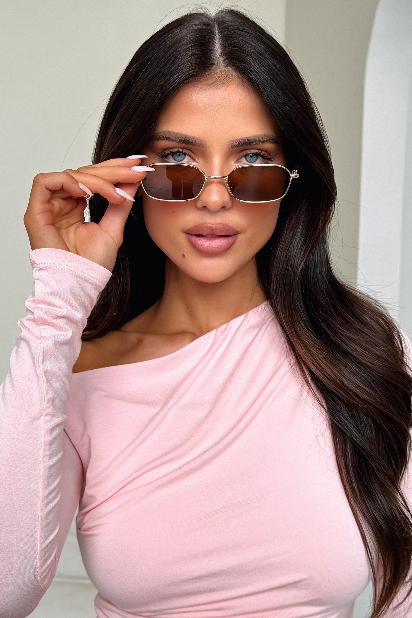 Rhys Sunglasses - Gold/Brown