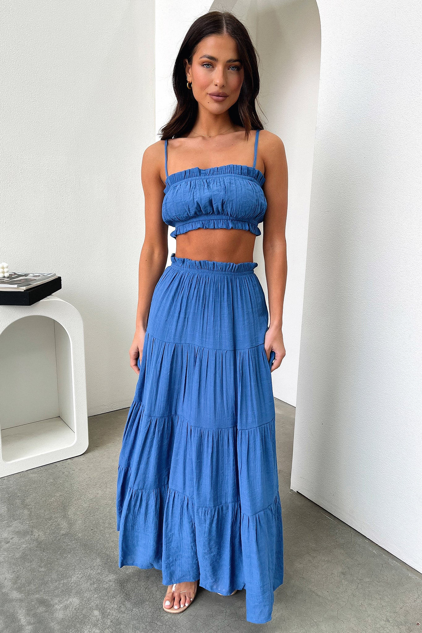 Selina Crop - Royal Blue