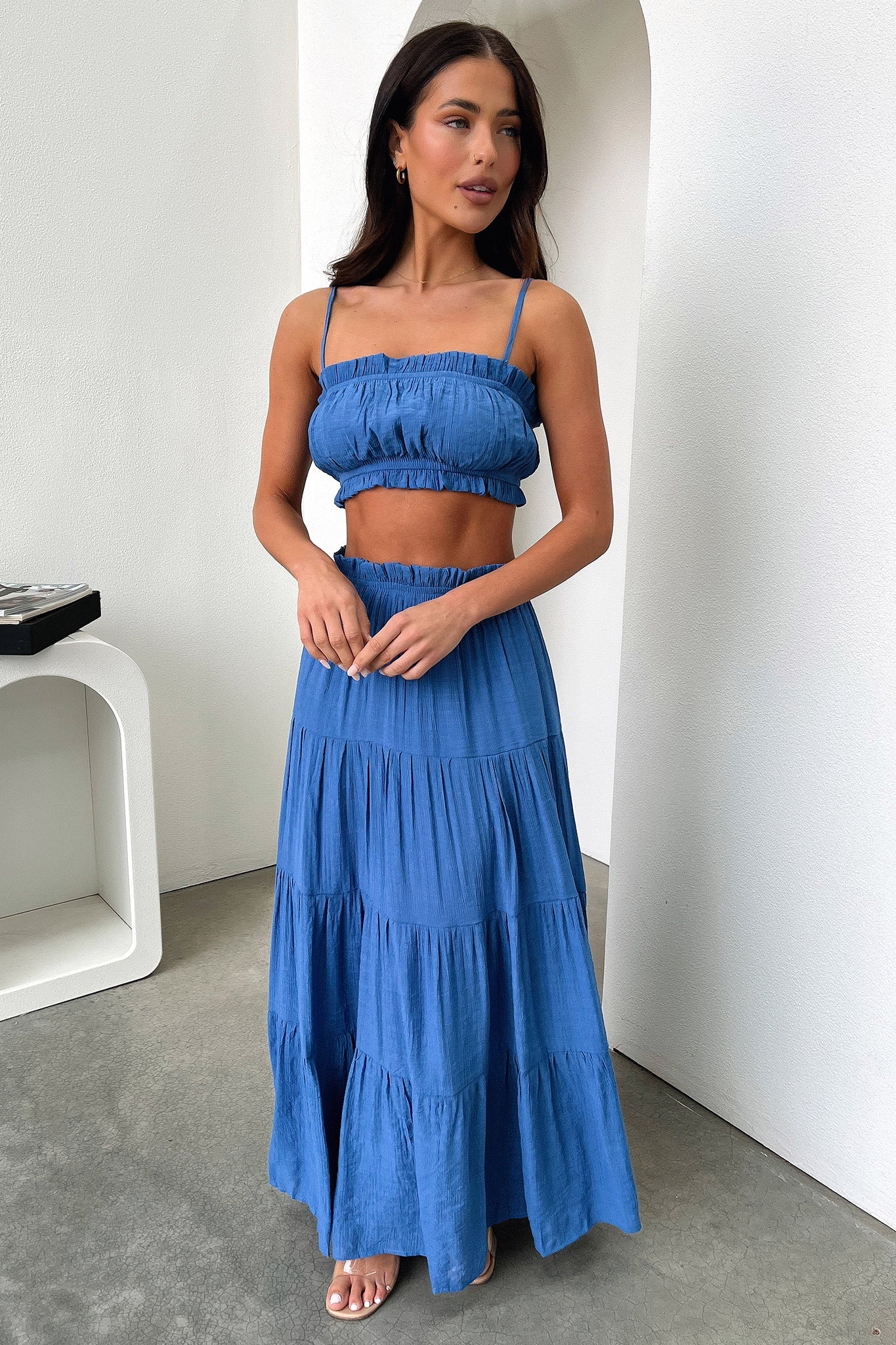 Selina Crop - Royal Blue