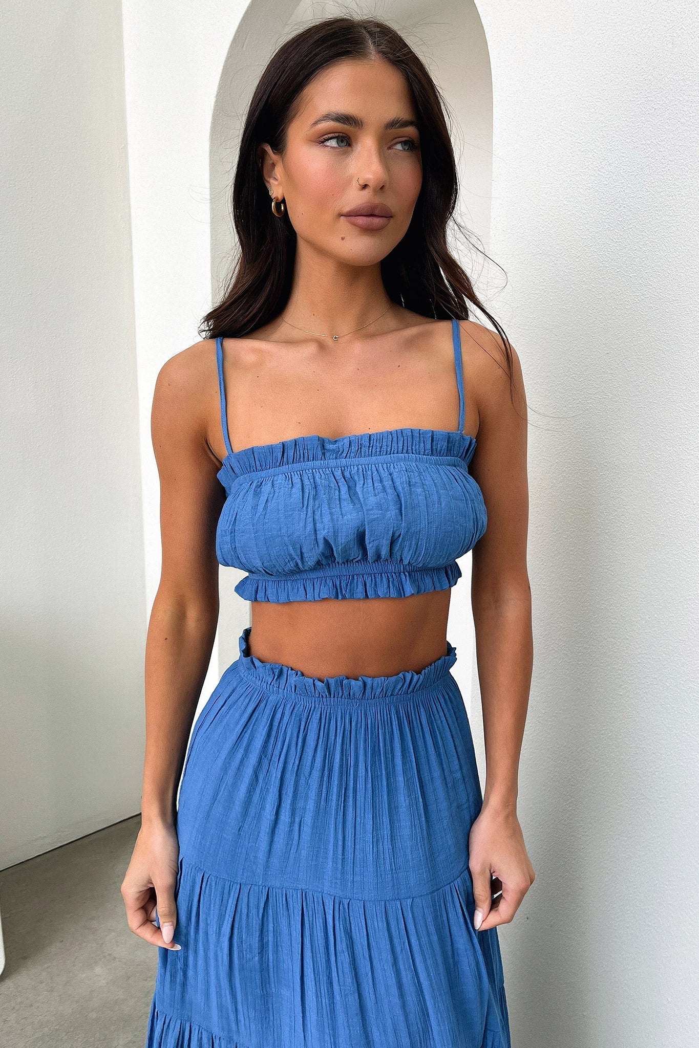 Selina Crop - Royal Blue