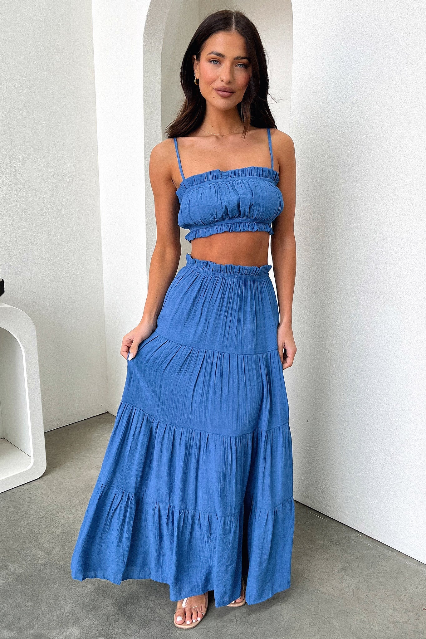 Selina Crop - Royal Blue
