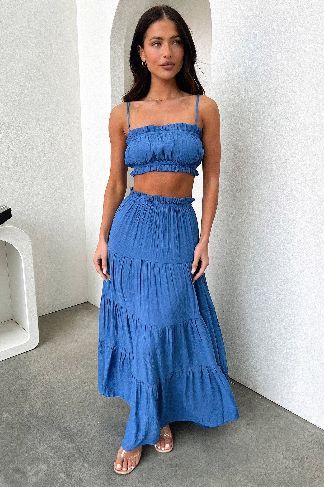 Selina Crop - Royal Blue