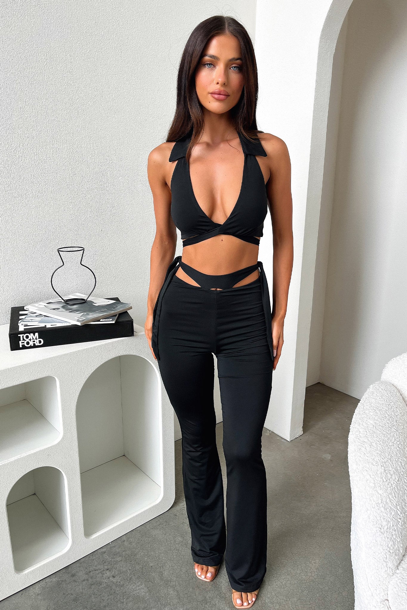 Thia Crop - Black