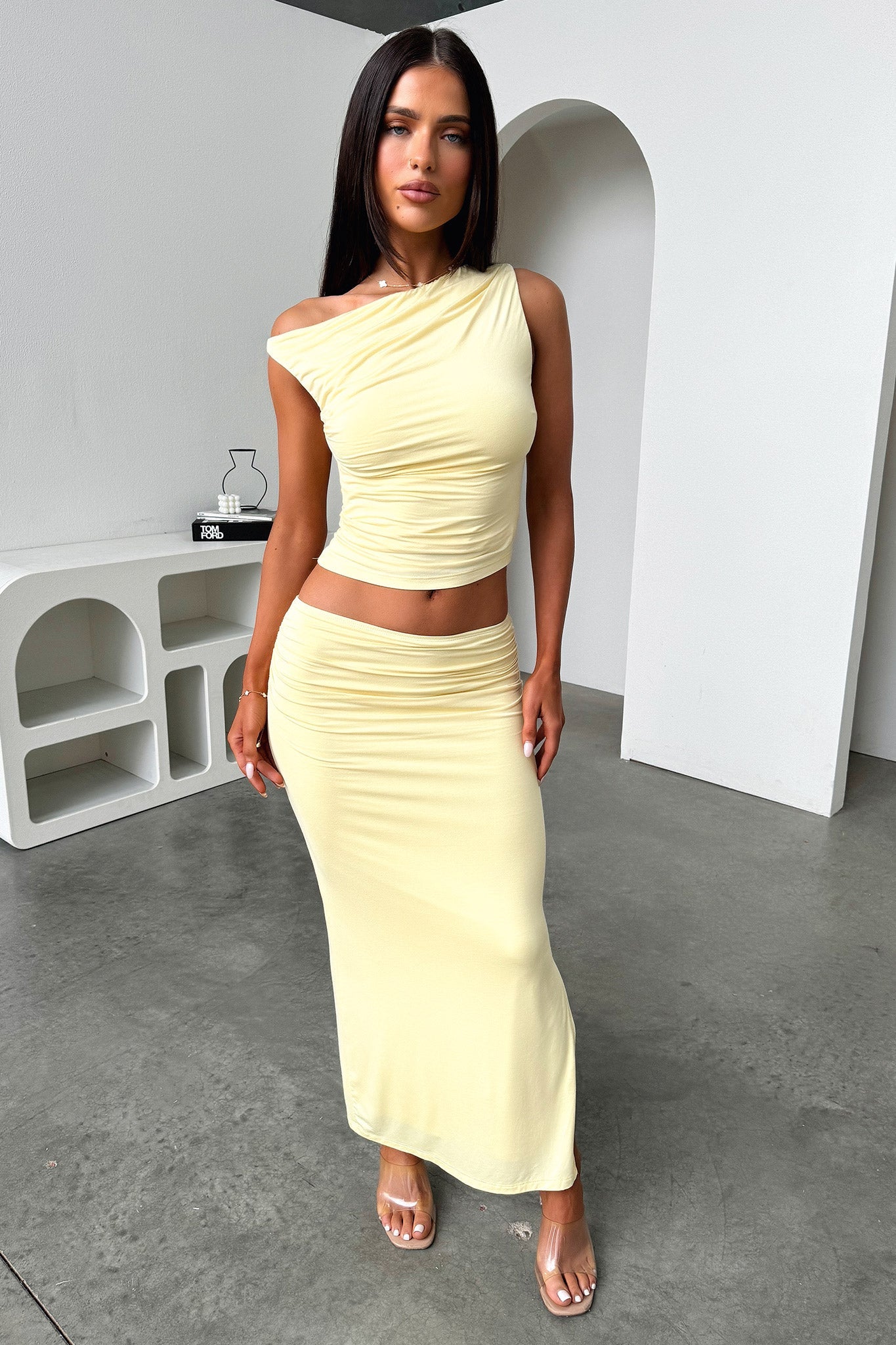 Vamika Maxi Skirt - Yellow